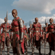 The Dora Milaje, Wakanda’s royal guard, in a scene from Black Panther (Marvel Studios)